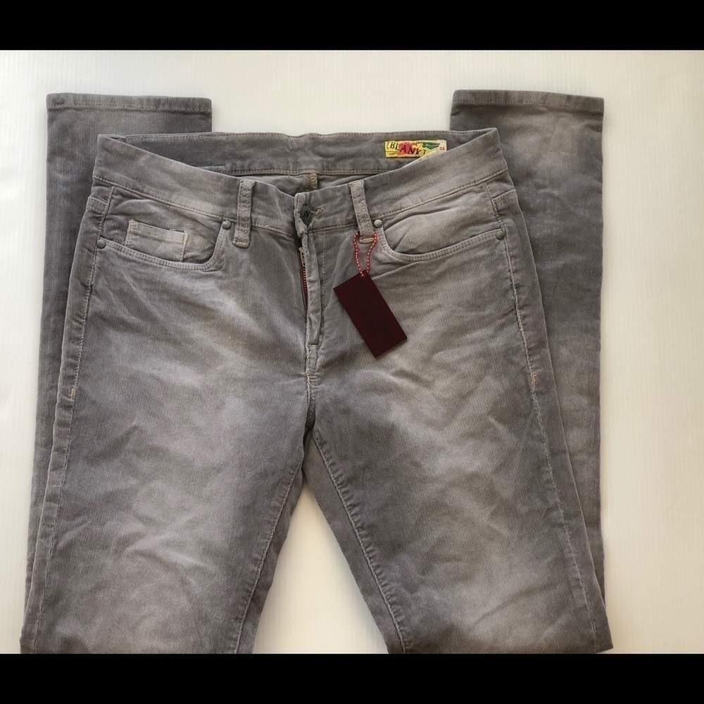 BLANK NYC Classique Skinny Gray Corduroy Jeans - Picture 1 of 8